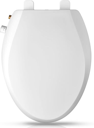 Elongated Bidet Toilet Seat with Quiet-Close, Non-Electric Bidet - Lot 2381