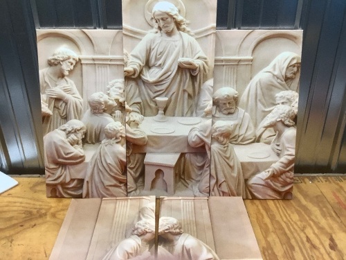 Jesus Last Supper Wall Decoration (5 PCS) - Lot 2398
