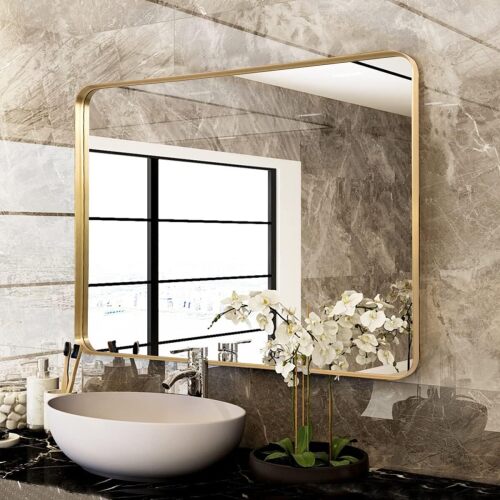 Wall-Mounted Mirror - Lot 2404