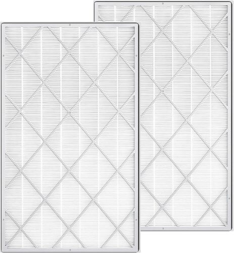 2 Pack HE601/HE602 H13 True HEPA Replacement Filters - Lot 2426