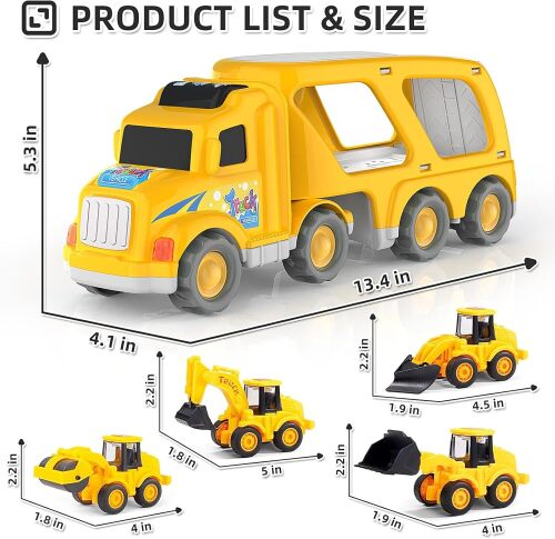Veslier Construction Truck Toys - Lot 2451