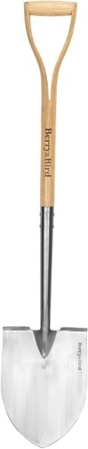 Berry&Bird Shovels for Digging, 43’’ Round Spade Heavy Duty Shovel with Wooden D Handle Stainless Steel Snow Shovel Garden Shovel Yard for Transplanting & Outdoor - Lot 2481