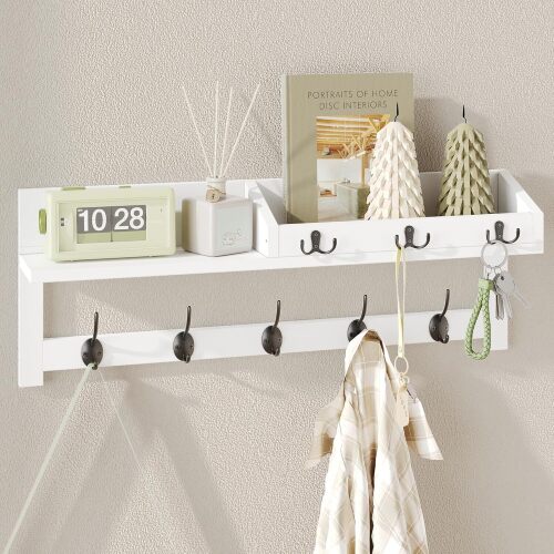 AMBIRD Wall Hooks with Shelf - Lot 2555