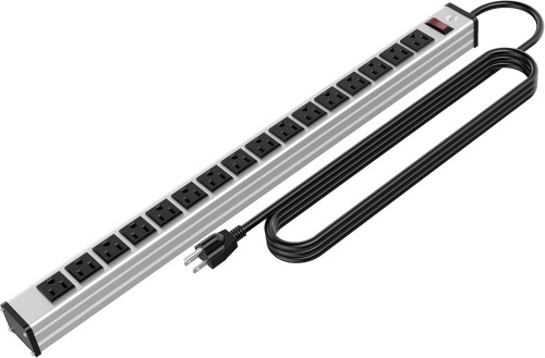 Heavy Duty Metal Socket Power Strip - Lot 2565