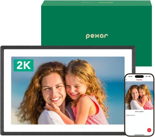 pexar by Lexar Digital Picture Frame, 2K Resolution Ultimate Clarity - Lot 2855