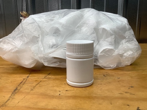 Bag of 120g Sample Pill Bottle Empty for Tablets Storage - Lot 2621