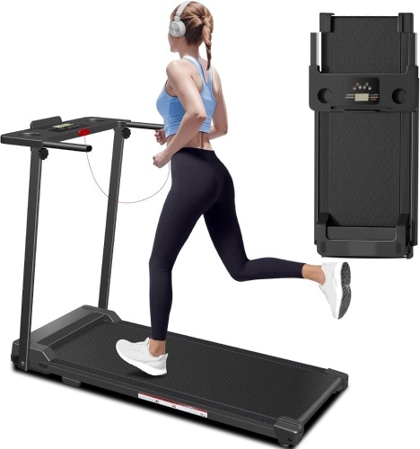 ApexNexus Walking Pad Treadmill with Handle Bar - Lot 2632