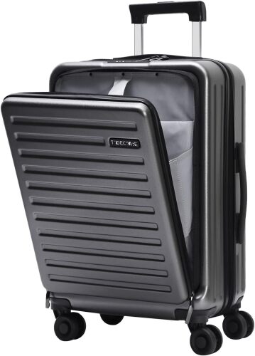 TydeCkare 28 Inch Carry On Luggage with Front Zipper Pocket - Lot 2716
