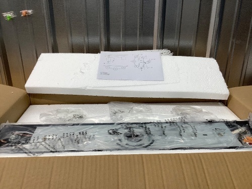 Bathroom Vanity Light Fixture - Bathroom Lighting Fixtures Over Mirror - Bath Vanity Light Bar - Contemporary Interior Lights with Frosted Glass Shade (Oil Rubbed Bronze, 3-Lights) - Lot 2776