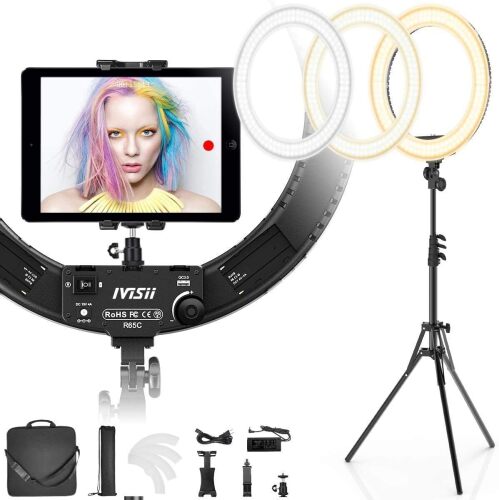 9 inch Ring Light with Stand - Lot 2727