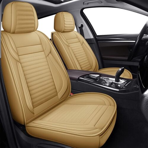 LINGVIDO Car Seat Covers,Breathable and Waterproof Faux Leather Automotive Seat Covers for Cars SUV Pick-up Truck Sedan,Universal - Lot 2730
