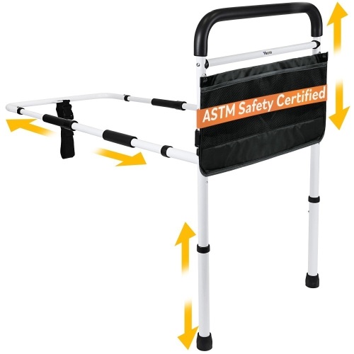 Vaunn 876-V Medical Adjustable Bed Assist Rail Handle Hand Guard Grab Bar - Lot 2792