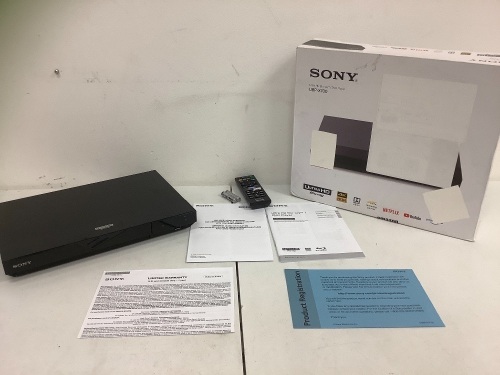Sony HD Blu-ray/DVD Player, E-Commerce Return, Sold as is - Lot 15A
