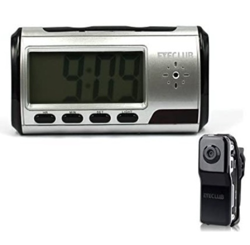 Eyeclub Wi-Fi Hidden Camera Alarm Clock, Appears New - Lot 23