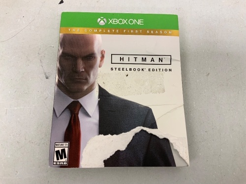 Hitman Steelbook Edition, Xbox One, E-Comm Return, Damage to Case - Lot 32
