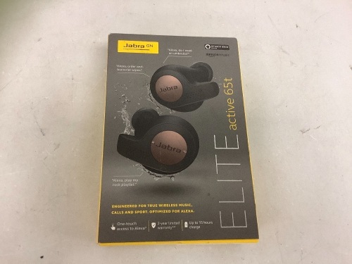 Jabra Elite Wireless Earbuds w/ Alexa, E-Commerce Return, Sold as is - Lot 36
