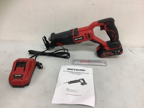 Meterk Reciprocating Saw, Powers Up, E-Commerce Return, Sold as is - Lot 56