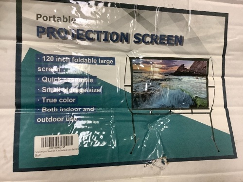 Projector Screen, Appears New, Sold as is - Lot 96