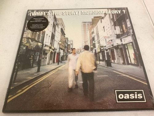 Oasis (What's the Story) Morning Glory? Vinyl, Appears new, Sold as is - Lot 100
