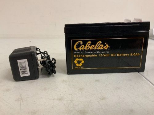 Rechargeable 12 Volt Battery, E-Commerce Return, Sold as is - Lot 104