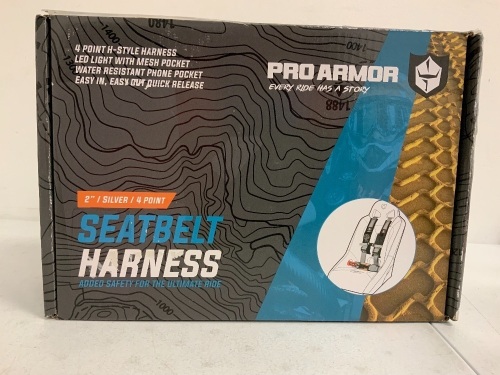 4 Point H-Style Seatbelt Harness, Appears New, Sold as is - Lot 108
