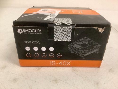 ID Cooling TDP Fan, E-Commerce Return, Sold as is - Lot 125