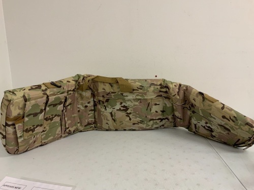 Camo Gun Case w/ Strap, Appears New, Sold as is - Lot 141