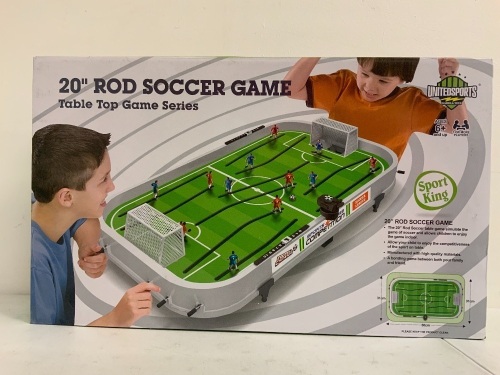 20" Tabletop Rod Soccer Game, Appears New, Sold as is - Lot 147