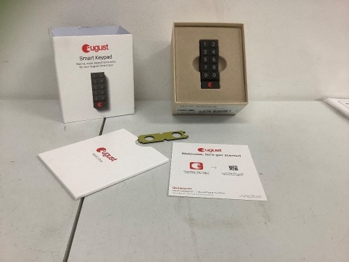 August Smart Keypad, E-Comm Return - Lot 159
