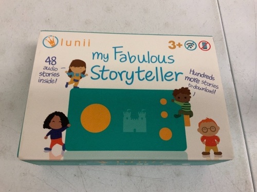 lunii My Fabulous Storyteller, Children Craft Their own Audio Stories, E-Comm Return, Sold as is - Lot 214