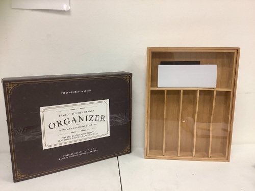Kitchen Drawer Oraganizer, E-Commerce Return, Sold as is - Lot 217