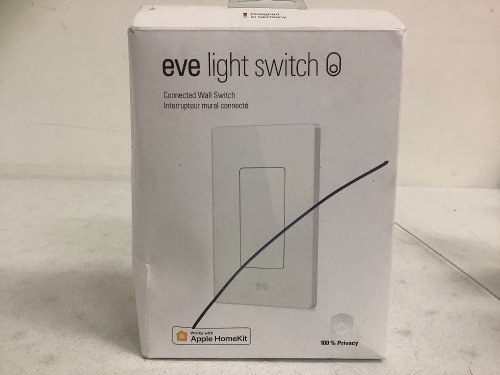 Eve Light Switch, E-Commerce Return, Sold as is - Lot 273