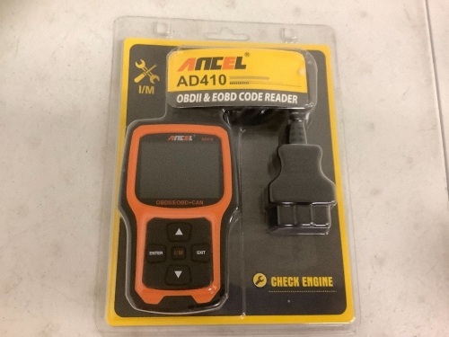 ANCEL AD410 Vehicle Code Reader, Appears New, Sold as is - Lot 334