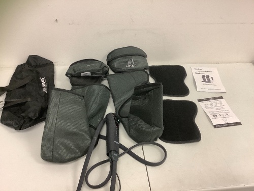 Air Compression Leg Massager w Heat, E-Commerce Return, Sold as is - Lot 356