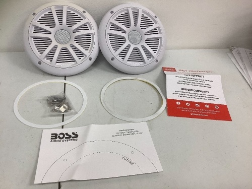 Boss Marine Speaker System, E-Commerce Return, Sold as is - Lot 367