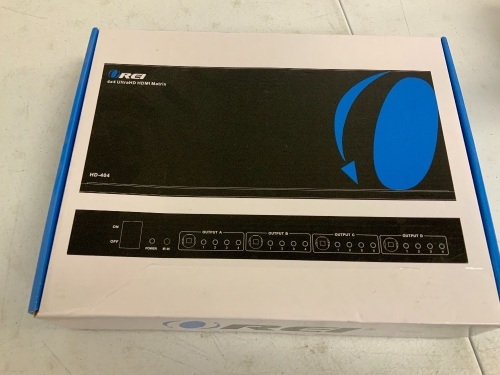 Orei 4x4 UltraHD HDMI Matrix, Appears New, Sold as is - Lot 381