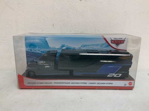 Disney Cars Jackson Storm Hauler, Appears New - Lot 382