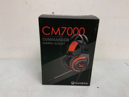 Commander Gaming Headset, E-Comm Return - Lot 421