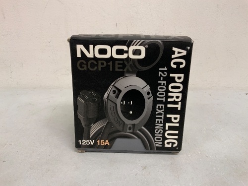 NOCO GCP1EX 15 Amp AC Port Plug, E-Comm Return - Lot 434