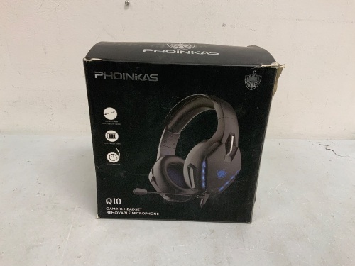 Phoinkas Q10 Gaming Headset, E-Comm Return - Lot 435