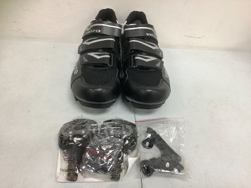 Venzo Cleats and Bike Pedals, 9, E-Commerce Return, Sold as is - Lot 442