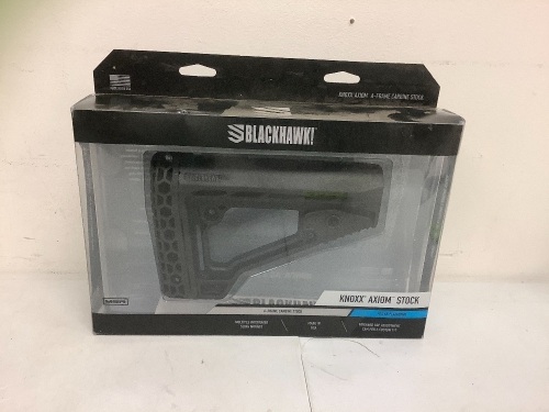 Blackhawk Knoxx Axiom Stock, E-Commerce Return, Sold as is - Lot 452