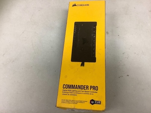 Corsair Commander Pro Lighting/Fan Speed Controller, E-Comm Return, Sold as is - Lot 471