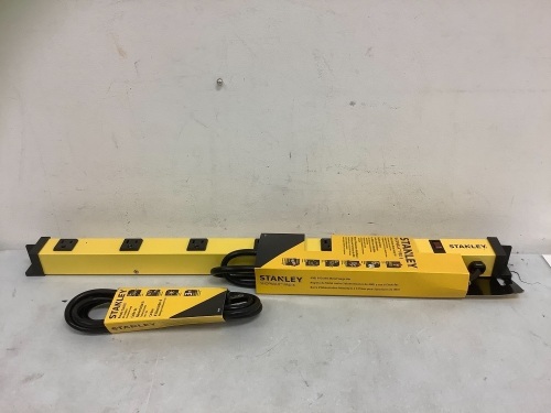 Stanley Shopmax Pro 6 Outlet Surge Bar and Power Cord, Appears New, Sold as is - Lot 481