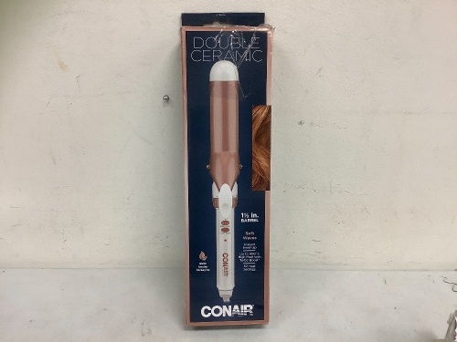 Conair Double Ceramic Curling Iron, Powers Up, E-Commerce Return, Sold as is - Lot 502