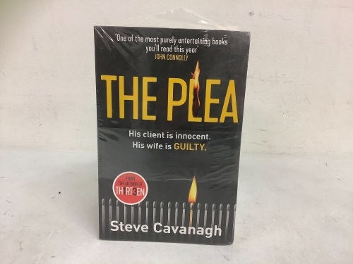 Steve Cavanagh 4 Book Set, New, Sold as is - Lot 514