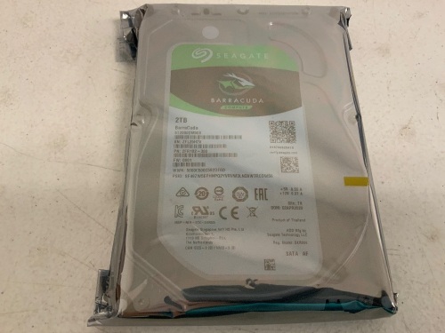 Seagate Barracuda Compute 2TB Hard Drive, E-Comm Return  - Lot 542