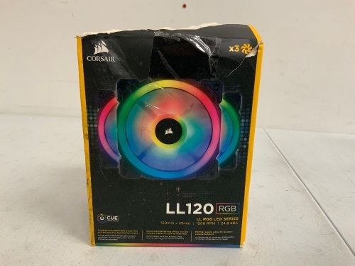 Corsair LL Series LL120 RGB, E-Comm Return  - Lot 579