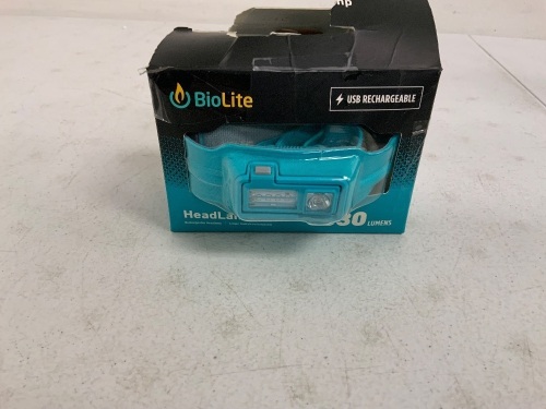 BioLite Rechargeable HeadLamp, E-Comm Return - Lot 582