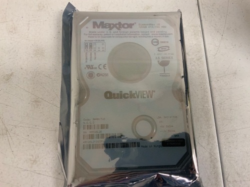 Maxtor QuickView Hard Drive, E-Comm Return - Lot 618